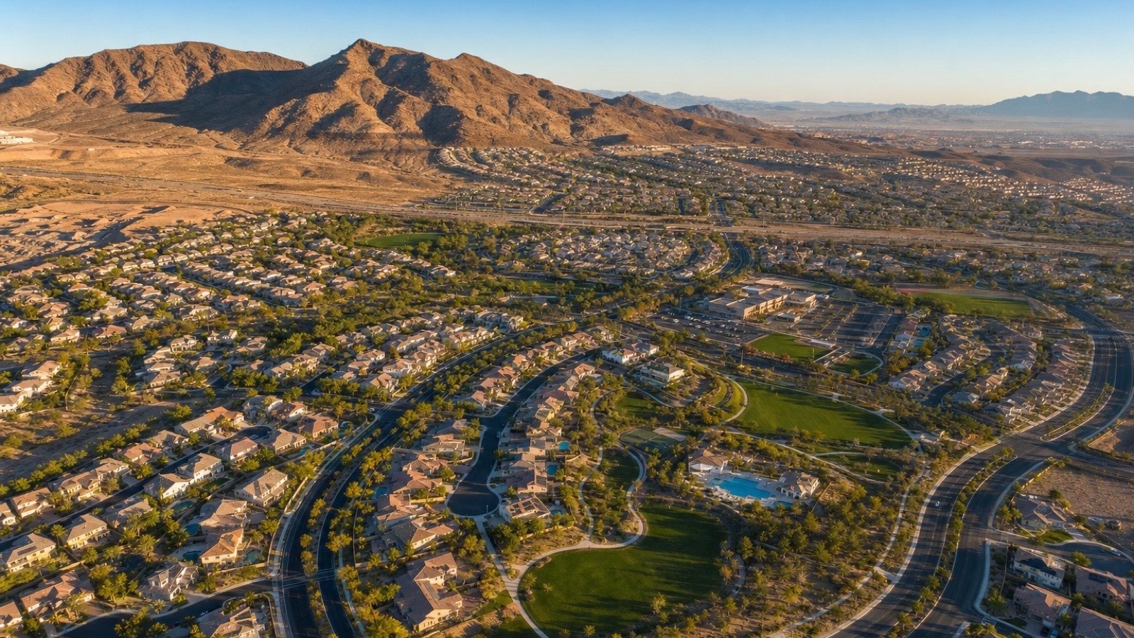 A custom luxury estate in a guard-gated Henderson country club
